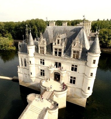 Island Castle, Chenonceau, France