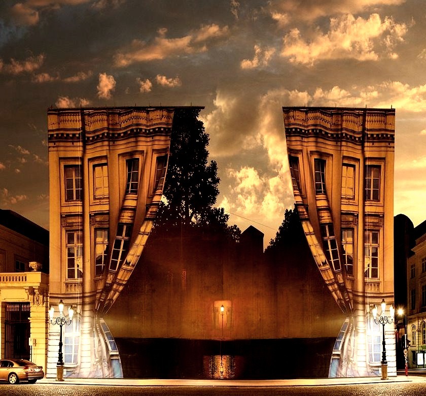Surreal, Magritte Museum, Brussels, Belgium