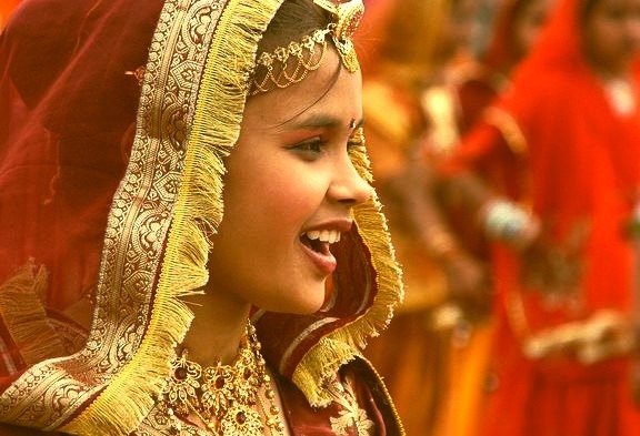 by io747 on Flickr.Young faces of south Asia - Hindu girl.
