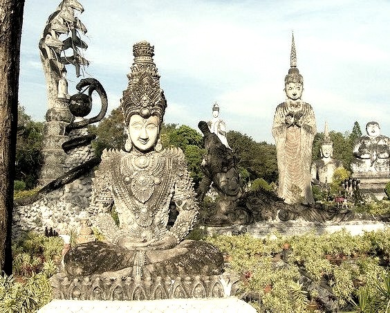Buddha Park in Nong Khai, Isaan province, Thailand