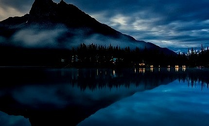 Reflection, Emerald Lake,  British Columbia, Canada
