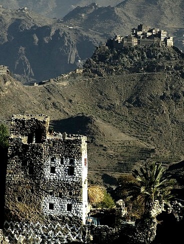 Traditional villages in Haraz Mountains, Yemen