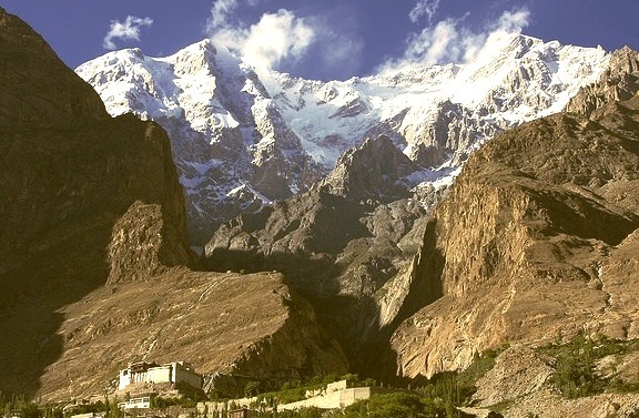 Baltit Fort guards the entrance to the glacier, Hunza Valley, Pakistan
