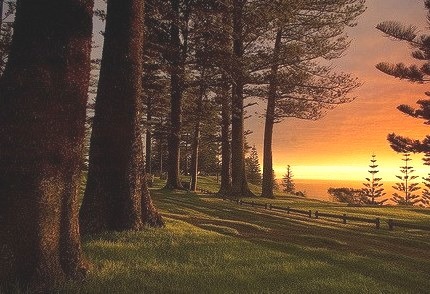 Sunset, Norfolk Island, South Pacific