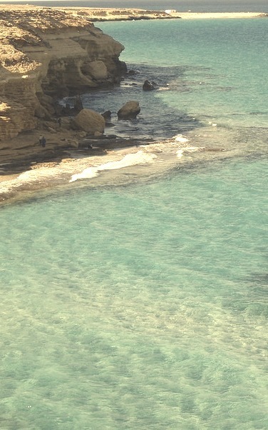 Mediterranean coast near Marsa Matruh, Egypt