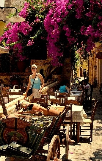 Semiramis Taverna in Chania, Crete Island, Greece