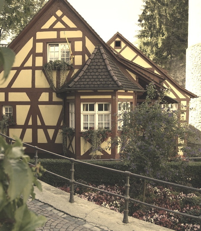 Lovely timber house in Meersburg, southern Germany